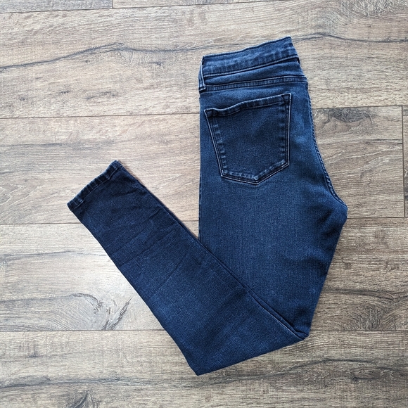 Banana Republic Size 6 / 28 Skinny Blue Jeans Denim Stretchy Ankle 27" Inseam - Picture 1 of 8